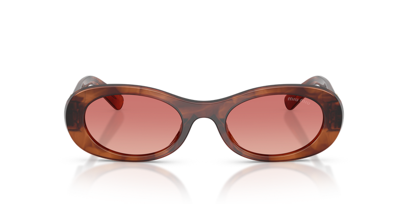 Miu Miu MU 06ZS in Striped Tobacco - Alternate View