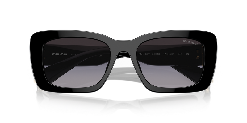 Miu Miu MU 07YS in Black - Side View