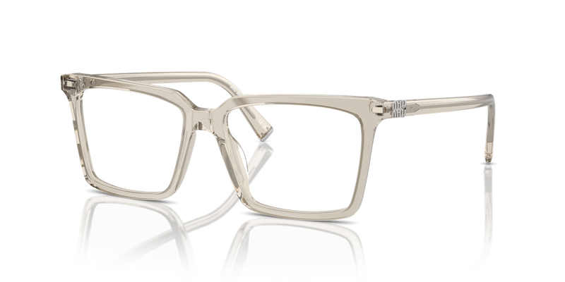 Miu Miu MU 08XV in Hemp Transparent - Front View