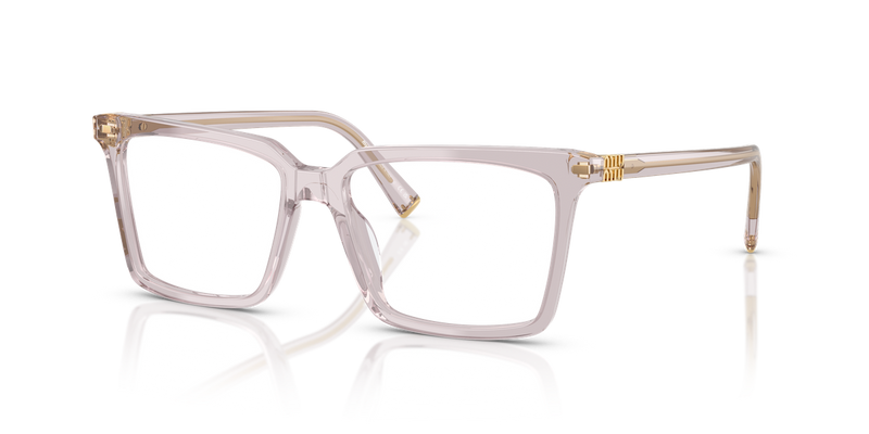 Miu Miu MU 08XV in Transparent Mauve - Alternate View