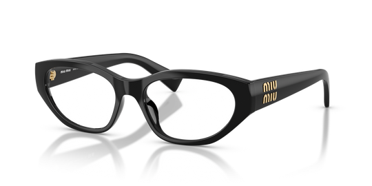 Miu Miu MU 08ZVU - Black / Demo Lens (1AB1O1)