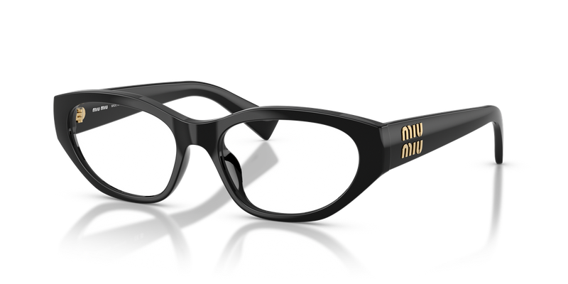 Miu Miu MU 08ZVU in Black - Front View