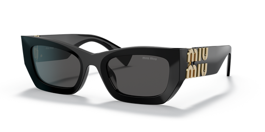 Miu Miu MU 09WS - Black / Dark Grey (1AB5S0)