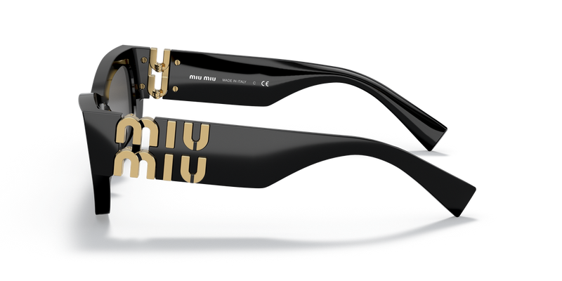 Miu Miu MU 09WS in Black - Back View