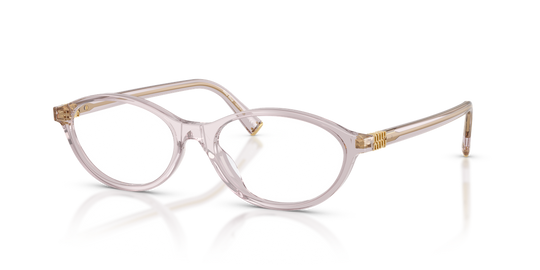 Miu Miu MU 09XVF - Trasparent Mauve / Demo Lens (12W1O1)