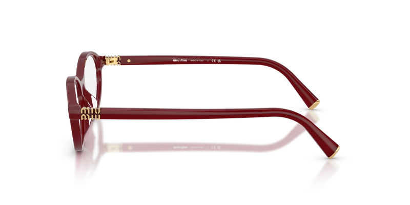 Miu Miu MU 09XV in Opal Burgundy - Alternate View