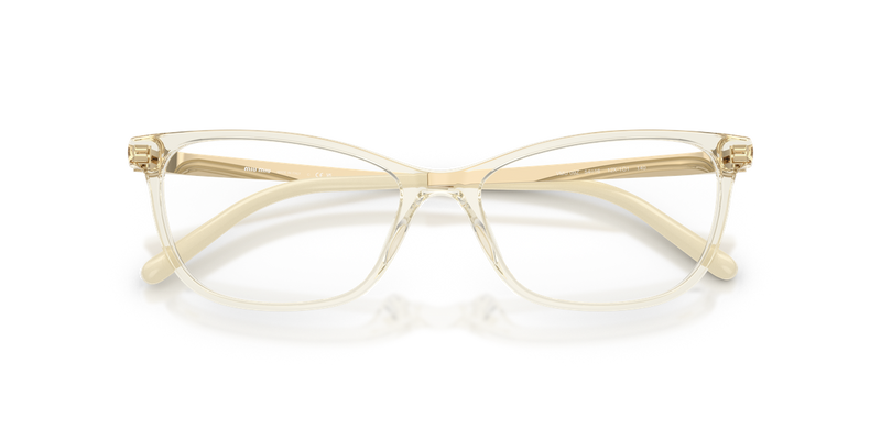 Miu Miu MU 09ZV in Champagne Transparent - Side View