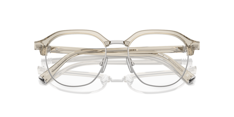 Miu Miu MU 10XV in Hemp Trasparent - Side View