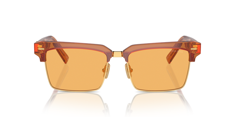 Miu Miu MU 10ZS in Caramel Transparent - Alternate View
