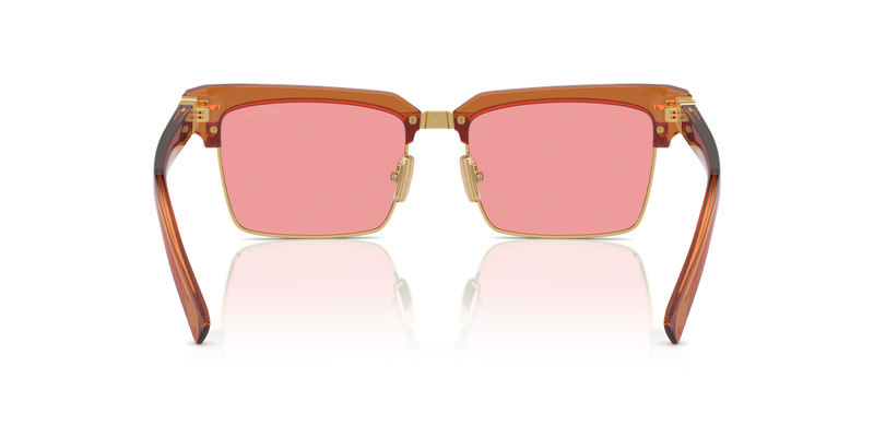 Miu Miu MU 10ZS in Caramel Transparent - Alternate View