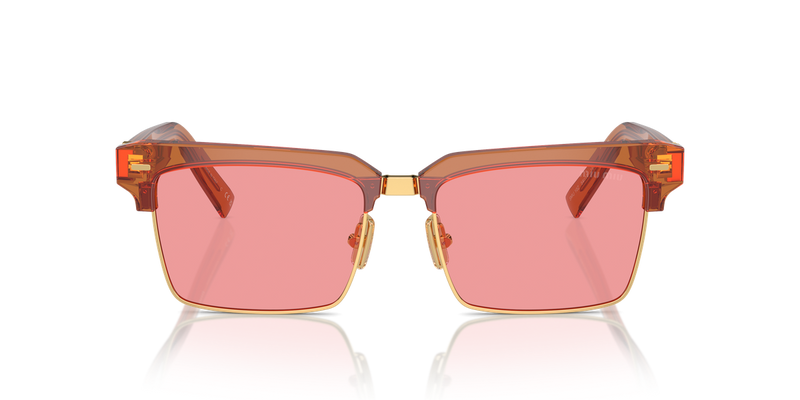 Miu Miu MU 10ZS in Caramel Transparent - Alternate View