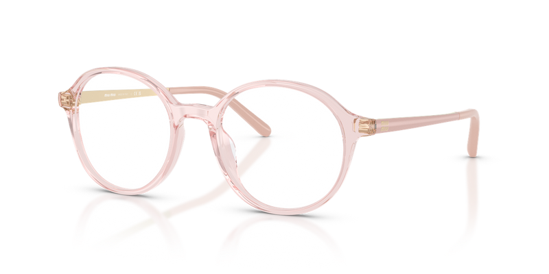 Miu Miu MU 10ZVU in Trasparent Pink - Alternate View