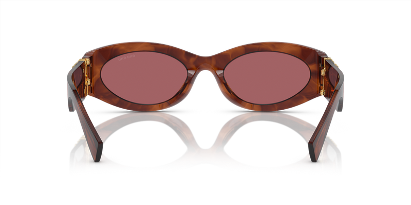 Miu Miu MU 11WS in Striped Tobacco - Alternate View