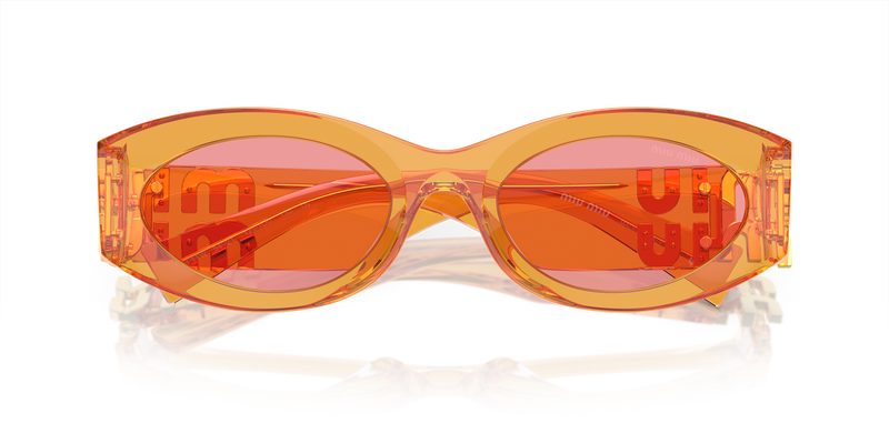 Miu Miu MU 11WS in Orange Transparent - Alternate View