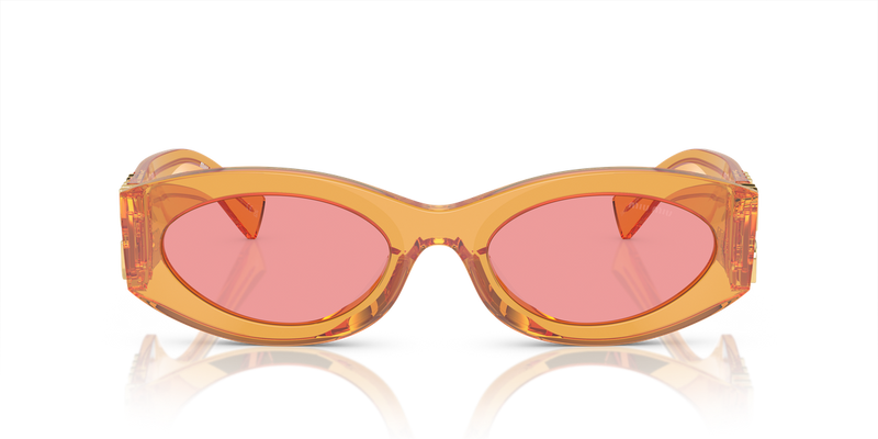 Miu Miu MU 11WS in Orange Transparent - Alternate View