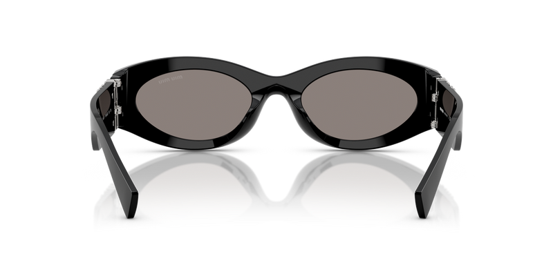 Miu Miu MU 11WS in Black - Temple Detail