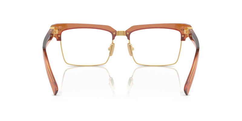 Miu Miu MU 11XV in Caramel Transparent - Temple Detail