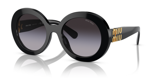 Miu Miu MU 11YS - Black / Grey Gradient (1AB5D1)