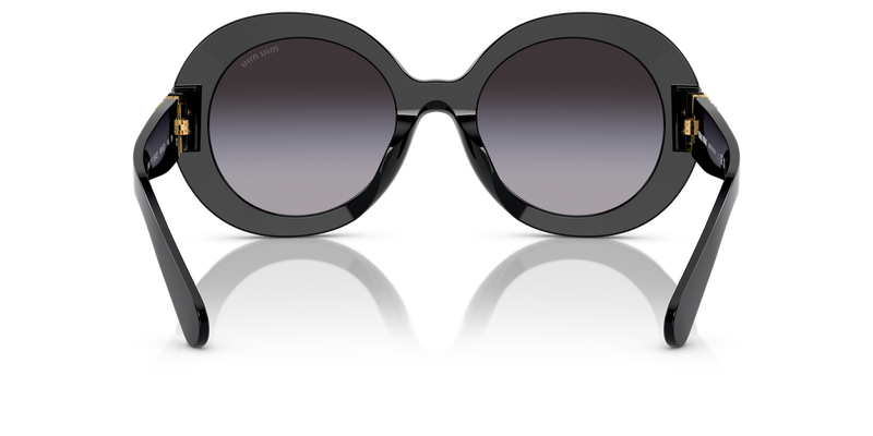 Miu Miu MU 11YS in Black - Temple Detail