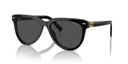 Miu Miu MU 12ZSF - Black / Dark Grey (16K5S0)