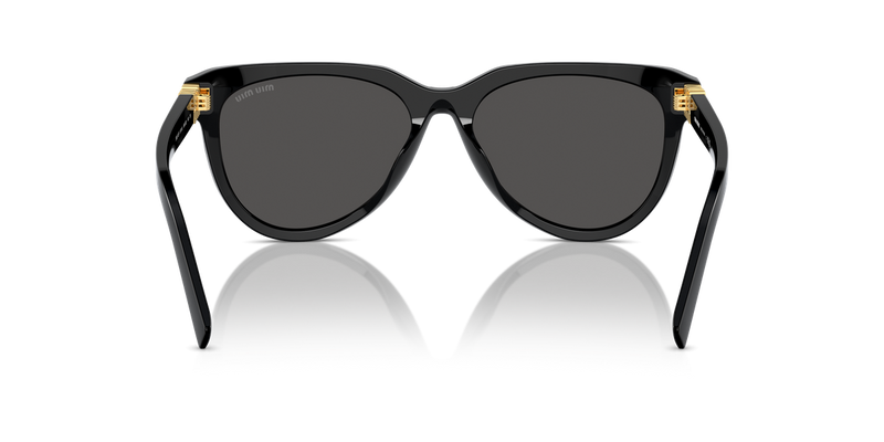 Miu Miu MU 12ZSF in Black - Temple Detail