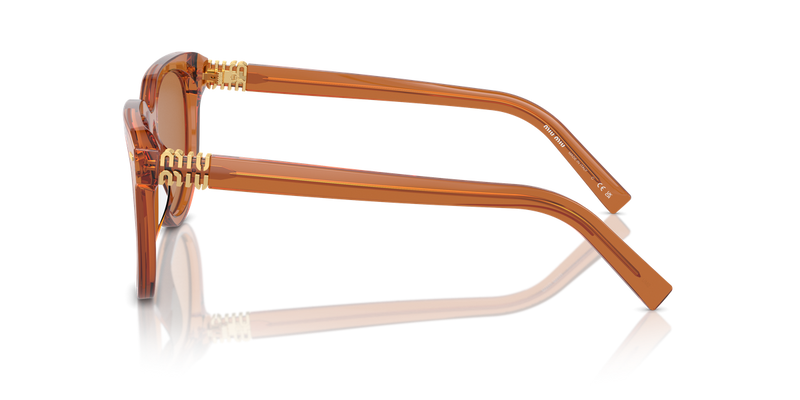 Miu Miu MU 12ZS in Caramel - Back View