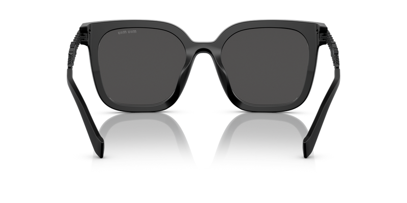 Miu Miu MU 13WS in Matte Black - Temple Detail