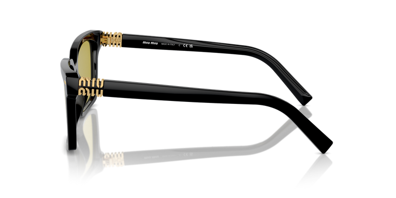 Miu Miu MU 13ZSF in Black - Back View