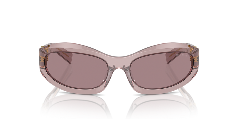 Miu Miu MU 14ZSF in Mauve Trasparent - Alternate View