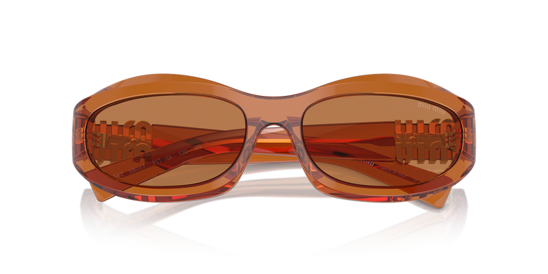 Miu Miu MU 14ZS in Caramel Transparent - Alternate View