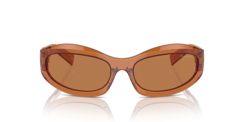 Miu Miu MU 14ZS in Caramel Transparent - Alternate View