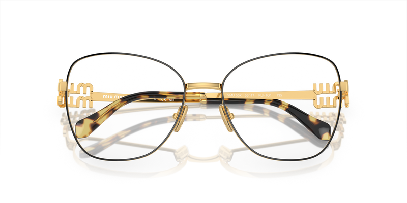 Miu Miu MU 50XV in Black/Gold - Alternate View