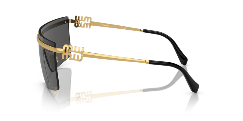Miu Miu MU 50ZS in Gold - Back View