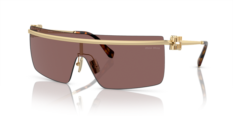 Miu Miu MU 50ZS in Pale Gold - Alternate View