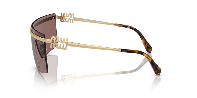 Miu Miu MU 50ZS in Pale Gold - Alternate View