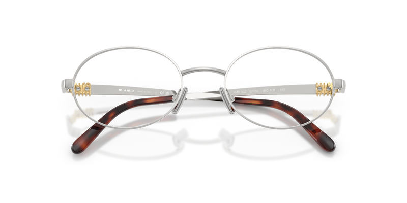 Miu Miu MU 50ZV in Silver - Side View