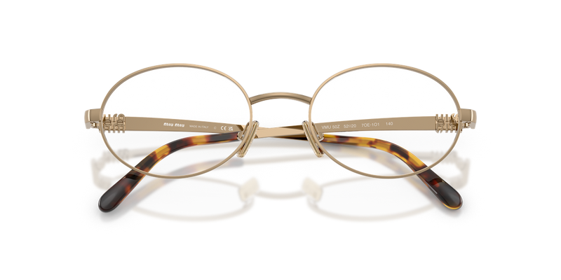 Miu Miu MU 50ZV in Old Gold - Alternate View
