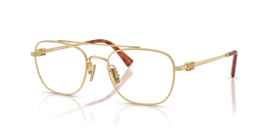 Miu Miu MU 51WV - Gold / Demo Lens (5AK1O1)