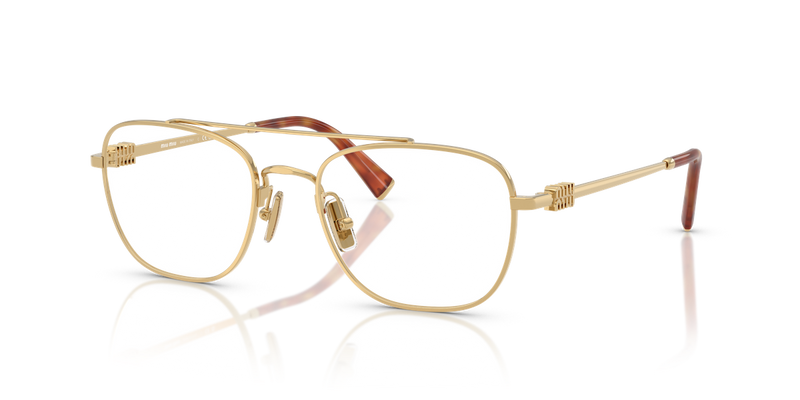 Miu Miu MU 51WV in Gold - Front View