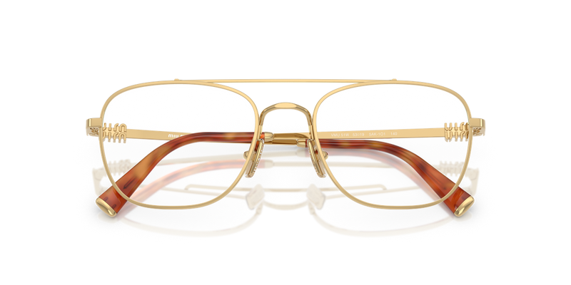 Miu Miu MU 51WV in Gold - Side View