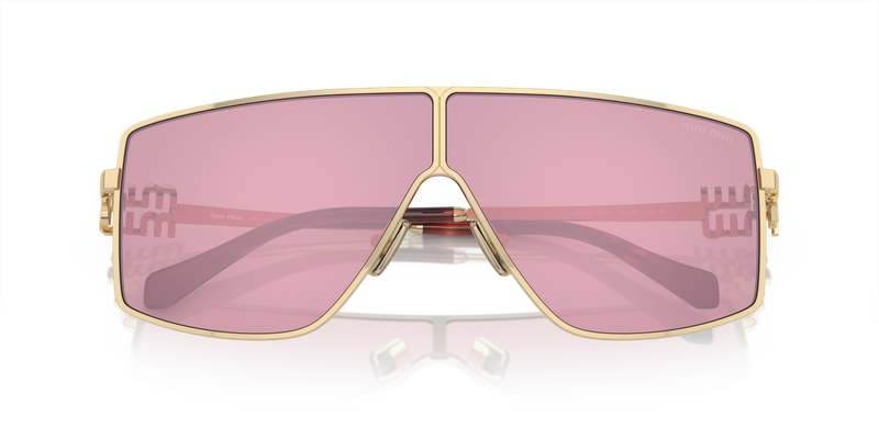 Miu Miu MU 51ZS in Pale Gold - Side View