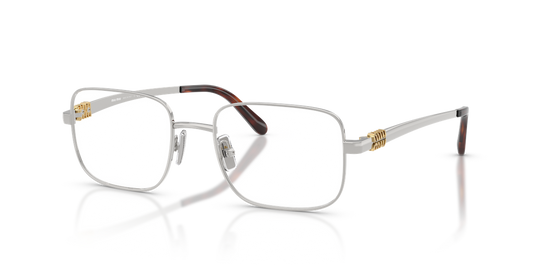 Miu Miu MU 51ZV - Silver / Demo Lens (1BC1O1)