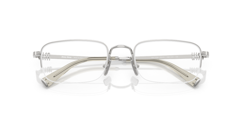 Miu Miu MU 52WV in Silver - Side View