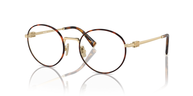 Miu Miu MU 52XV in Havana/Pale Gold - Front View