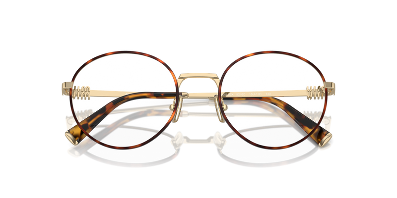 Miu Miu MU 52XV in Havana/Pale Gold - Side View