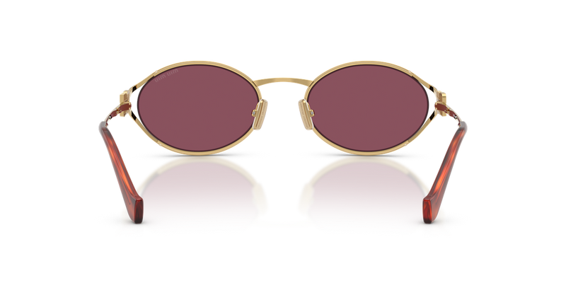 Miu Miu MU 52YS in Gold - Temple Detail