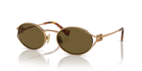 Brass Gold / Dark Brown (7OE01T)