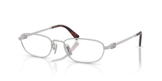 Miu Miu MU 52ZV - Silver / Demo Lens (1BC1O1)