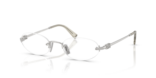 Miu Miu MU 53WV - Silver / Clear (1BC1O1)