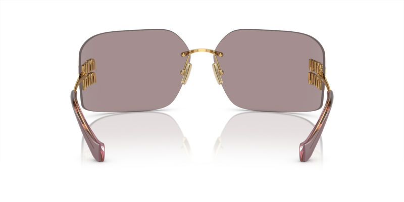 Miu Miu MU 54YS in Gold - Temple Detail